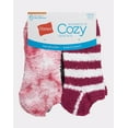 thumbnail image 4 of Hanes Cozy No Show Socks 6-Pack Women's Comfortable Fit Assorted Colors sz 5-9, 4 of 5