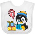 thumbnail image 3 of Inktastic Penguin 1st Birthday Boys or Girls Baby Bib, 3 of 4