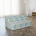 thumbnail image 2 of Floral Foldable Mattress, Victorian Themed Flowers, 78.7" x 47.2", Blush Blue Grey, by Ambesonne, 2 of 4