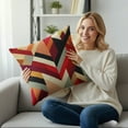 thumbnail image 2 of [IN 2xZT44-1] Set of 2 Square Geometric Pattern Throw Pillow (With or Without Inserts), 2 of 11