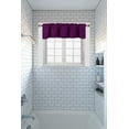 thumbnail image 2 of Gorgeous Home LINEN Purple Rod Pocket Valance, 54” x 18”, 2 of 3