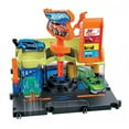 thumbnail image 4 of Hot Wheels City Downtown Playset 2-Pack, Includes 2 Tracks & 2 Cars, 24" x 18" x 12", Plastic, 4 of 5