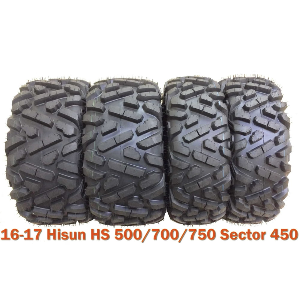 Set 4 ATV UTV Tires 26x912 & 26x1012 for 1617 Hisun HS 500/700/750