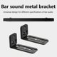 thumbnail image 3 of 2Pcs Soundbar Stand Universal Anti-Slip Metal Sound Bar Wall Mounting Holder for Home, 3 of 5
