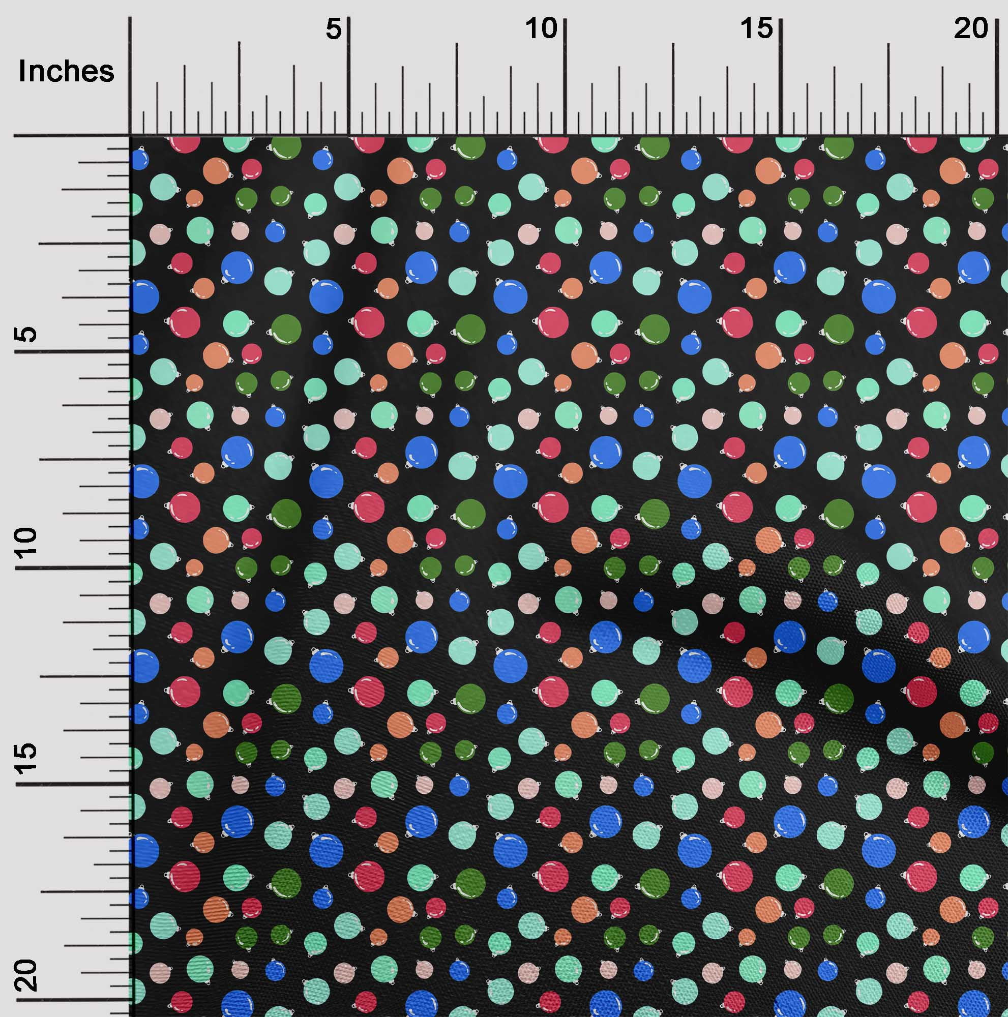 oneOone Cotton Poplin Medium Blue Fabric Christmas Craft Projects Decor Fabric Printed By The Yard 56 Inch Wide