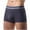Mens Underwear Dark Gray, variant on L-4X Plus Size Underwear for Men Big & Tall Boxer Briefs Mens Casual Solid Color Stretchy Mid Waisted Breathable Support Athletic Workout Boxers