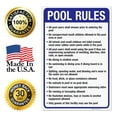 thumbnail image 7 of Maine Pool Rules Sign, Complies With State Of Maine Pool Safety Code, 24x36 Corrugated Plastic, 7 of 7