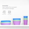 thumbnail image 6 of Ubbi Suction Plate Set with Interchangeable Suction Base for Babies and Toddlers, 2 Pack, Polaris Blue, 6 of 6