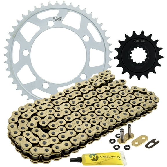 Niche Sprocket Chain Set for BMW S1000XR 17/45 Tooth 525 X-Ring Front Rear Kit MK1014391