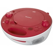 Sony CD/Radio Boombox, Red, ZS-E5RED