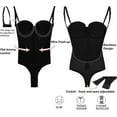 thumbnail image 4 of Backless Body Shaper For Women Push Up Bra Low Back Thong BodysuitGift, 4 of 5