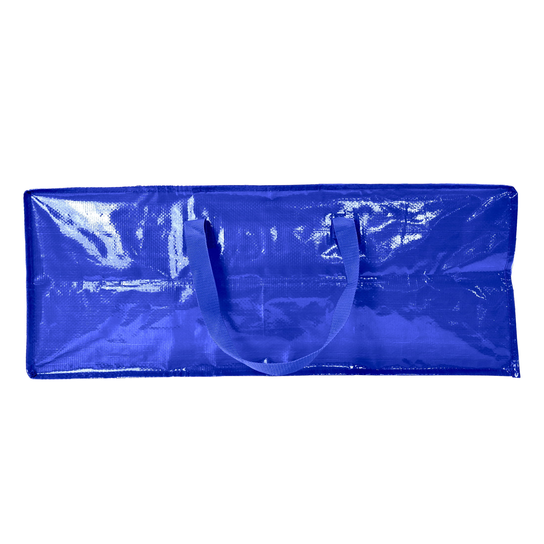 Mainstays Heavy Duty 20 Gallon Blue Cobalt Storage and Moving Bag with Dual Handles and Straps
