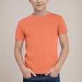thumbnail image 2 of NOLDARES Boys Summer T-Shirt, Lightweight Short Sleeve Graphic Tee for Play & School, Soft Cotton Youth(Gold,4-5 Years), 2 of 7