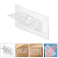 thumbnail image 1 of HEANUJJ 10Ud Clips Transparentes De Soporte Para Repisas De Gabinete Con Instalación Sin Taladro, 1 of 8