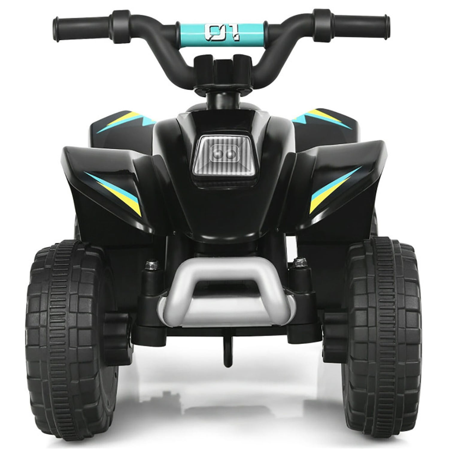Kepooman 6V Kids Ride On Electric ATV, Ride Car with 4 Wheels, Ride-On Toy for Toddlers 1-3 Boys & Girls(Black)