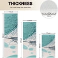 thumbnail image 4 of Blue Boho Plant Pattern Kitchen Rugs Sets Of 3,Kitchen Runner Rugs Non Skid Washable,Decorative Kitchen Floor Mats for Kitchen,Sink,Laundry,17"x30"+ 17"x47" + 17"x59", 4 of 6