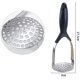 thumbnail image 2 of Triturador de patatas, prensa de verduras de acero inoxidable, pelador de trituradora de patatas suave, prensa de frutas, triturador de patatas, cómodo mango de silicona Adepaton YQ-1087, 2 of 7