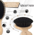 thumbnail image 4 of ShearGuru Natural Wooden Bamboo Handle Boar Bristle Detangling Hair Brush, 4 of 6
