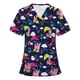 thumbnail image 1 of Puntoco Mujeres Animal Print Casual Manga corta Cuello en V Carer top Puntoco Puntoco-877, 1 of 4