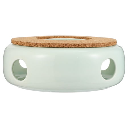 

1Pc Ceramic Teapot Warmer Teapot Heating Base Tea Heater for Home Office