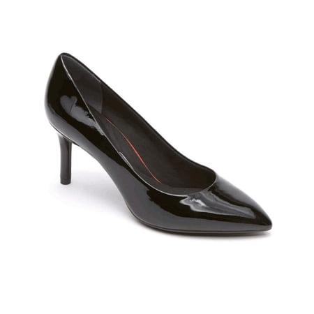 Rockport Total Motion Pointed Toe Pump Black Patent A11799