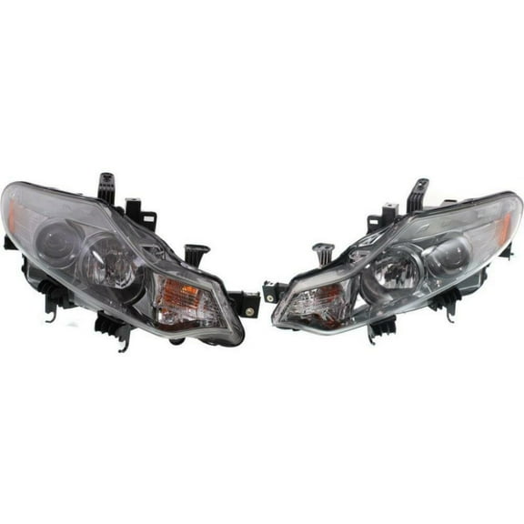 For 2009-2014 Nissan Murano Headlight Driver and Passenger Side DOT Certified Bulbs Included NI2502185 NI2503185-Replaces 26060-1AA0A, 26010-1AA0A