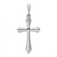 thumbnail image 1 of 14K White Gold Charm Pendant Themed 44 mm 21 Passion Cross, 1 of 4