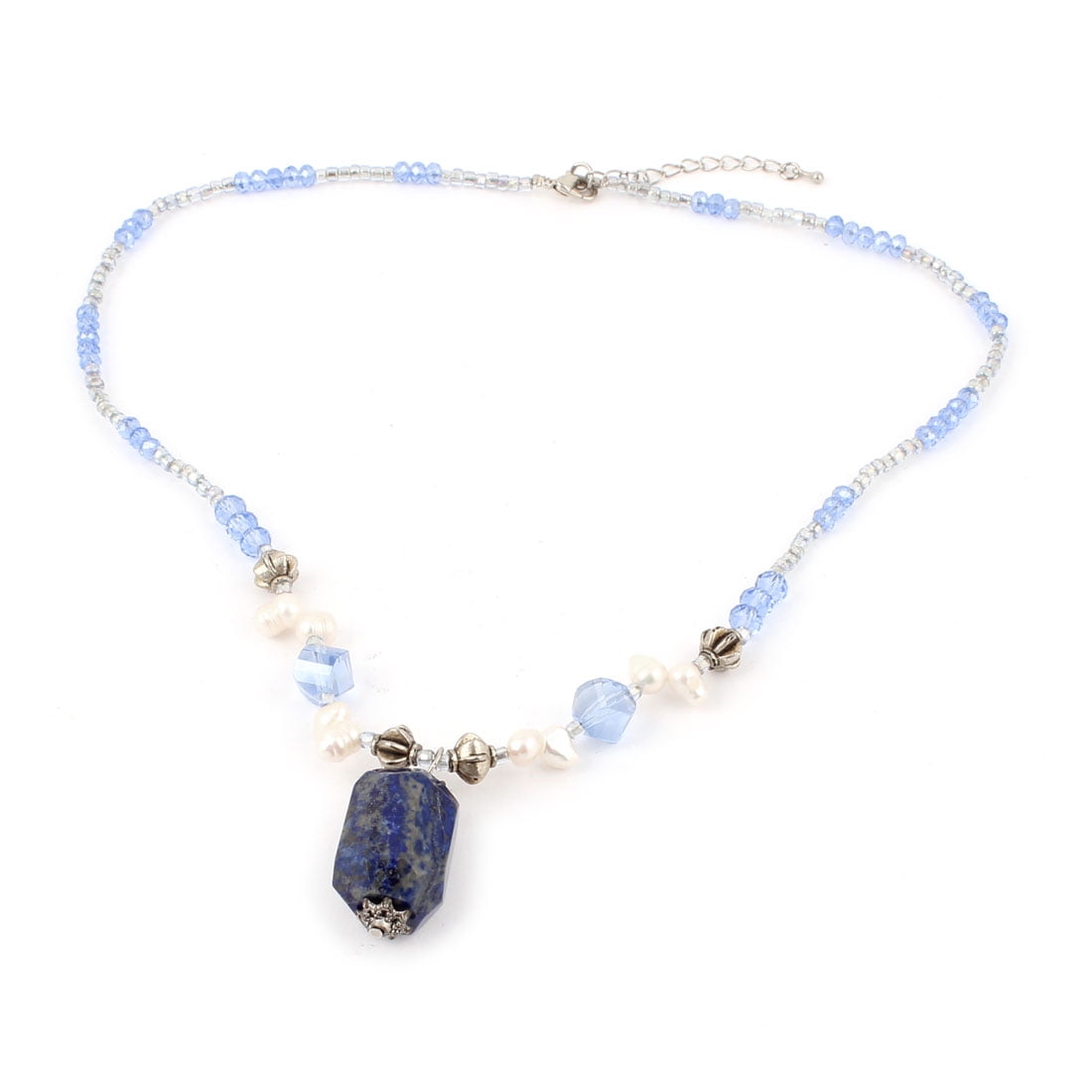 choker necklace with stone pendant