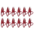 thumbnail image 2 of Sewing Scissors, Stainless Steel Blade Comfortable Grip Multifunction Easy To Use Portable Finger Ring Design Yarn Thread Snips 12Pcs  for Tailoring, 2 of 7