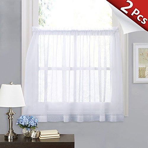 sheer curtains with valance