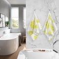 thumbnail image 6 of Dreamtimes Face Hand Towel Set Lemon Slices Cotton Washcloths, Ultra Soft and Highly Absorbent,Decorative Fingertip Face Towel for Bathroom Hotel- Pack of 2, 6 of 7
