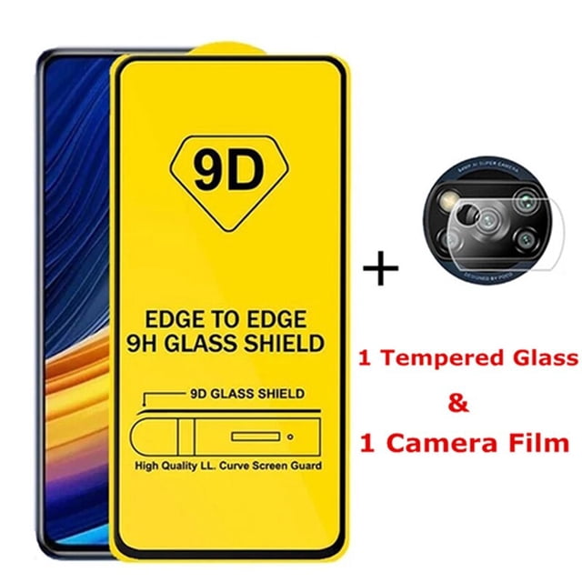 Cristal templado 4 en 1 9D para Xiaomi Poco X3 NFC F2 Pro X3Pro, protectores de pantalla, película de lente de cámara para Xiaomi Poco X5 F3 X3 Glass Tan Jianjun unisex