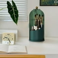 thumbnail image 3 of SouMaox Rotating Birdcage Pen Holder, Swivel Tiered Desktop Organizer, Stationery Caddy for Home Office Vanity Workspace, 3 of 8