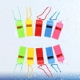 thumbnail image 5 of CIMAXIC 24Pcs Plastic Whistles Colorful Cheering Refueling Whistles Referee Whistles Kids Toy Sporting Goods (Random Color)(with Rope),1.89"X0.79"X0.59", 5 of 5