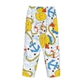 thumbnail image 5 of Fotbe Ducks and Anchors Women's Pajama Pants,Sleepwear Pants,Pj Bottoms Drawstring And Pockets-Small, 5 of 9