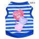 thumbnail image 3 of Greeniant Ropa Camiseta Chalecos de verano Beso Carta Traje Cuello Ropa Belleza Mascotas Perros Teddy Chihuahua Cachorro azul S Type3 NO3 Greeniant PT003730-12B, 3 of 6