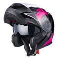 thumbnail image 1 of AHR RUN-M3 Modular Flip Up Helmet Full Face Dual Visor DOT Motorcycle Bike L, 1 of 9