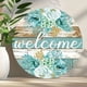 thumbnail image 5 of Wooden Door Sign Pendant Farmhouses Flowers Home Wall Porch Decoration Welcome Spring, 5 of 7
