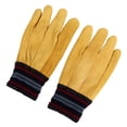 thumbnail image 4 of 26cm Winter Work Gloves Cowhide Leather Abrasion Resistant Warming for Logistics Handling Driver, 4 of 8
