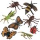 thumbnail image 1 of 8 piezas modelo de insecto juguete simulación miniaturas animales salvajes colección de insectos adornos regalo de cumpleaños de Navidad para niños decoración del hogar estudio ciencia Ac, 1 of 5