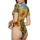 thumbnail image 2 of Balery Sunflower Field Art Body de cuello redondo de manga corta para mujer Tops de manga corta Tops básicos-XX-Large, 2 of 7