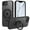 Black, variant on AVOCASE for iPhone 16 Case,with Magnetic Invisible Stand [Military Drop Protection] [Compatible with MagSafe] Shockproof Translucent Matte Case,Black