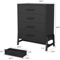thumbnail image 2 of 4 Dresser for Bedroom, 38.6" Tall Dresser, Tall Drawer with Storage Freestanding, 2 of 7
