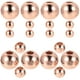 thumbnail image 3 of 200 piezas Diy Beads de cobre liso Pulseras redondas lisas Cuentas espaciadoras sin costuras sueltas sueltas, 3 of 6