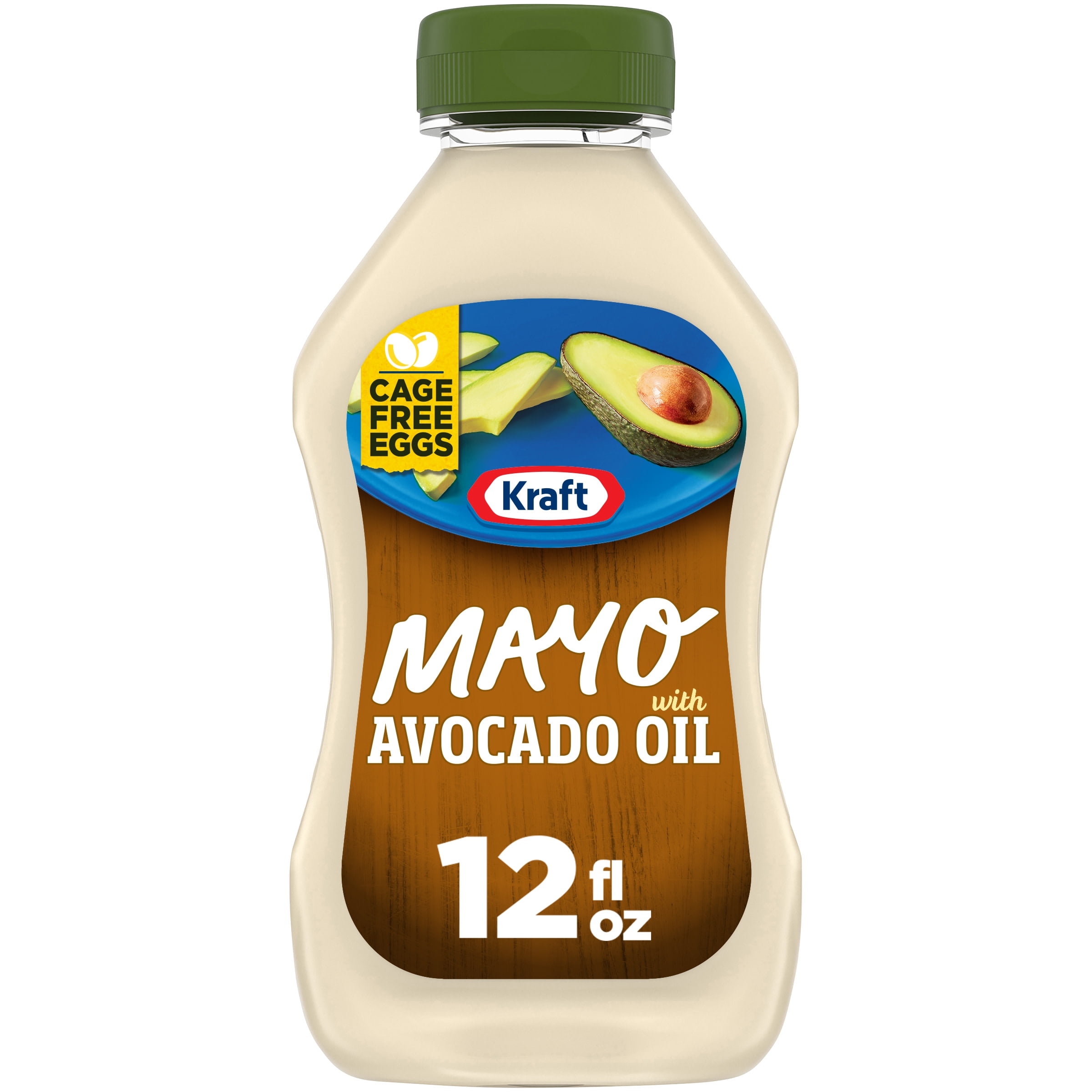 Kraft Mayo with Avocado Oil Reduced Fat Mayonnaise, 12 fl oz Bottle