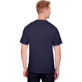 thumbnail image 3 of Champion Mens Short Sleeve Ring Spun T-Shirt, M, Navy, 3 of 3