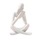 thumbnail image 4 of Estatua de pensador, escultura de resina, estilo nórdico, artesanía, figura humana, adornos artísticos. 8cmx6cmx12cm, 4 of 9