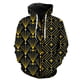 thumbnail image 1 of Sudadera con capucha y cremallera para hombre, con estampado abstracto, estilo Harajuku, informal, de gran tamaño, divertida, con capucha, 2024, 1 of 6