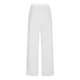 thumbnail image 5 of sususu Mens Sweatpants With Pockets,Men's Double Layer Waistband Straight Leg Joggers Comfortable Everyday Wear Casual Pants Solid Sweatpants,White,XXXL, 5 of 7