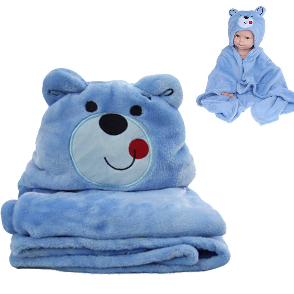 Kids Plush Animal Blanket Children Hooded Huggable Critter Blankets Perfect for Boys or Girls